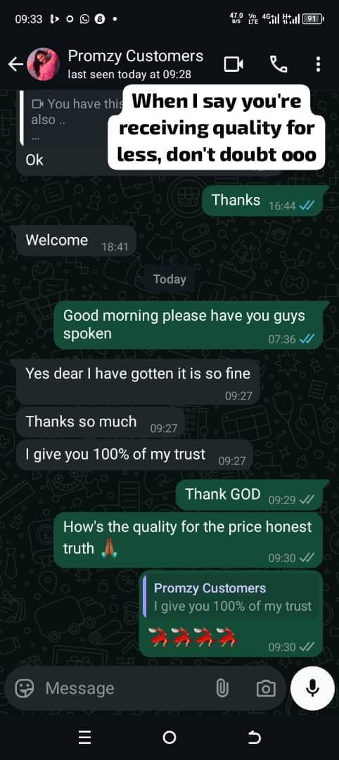 Buyer review