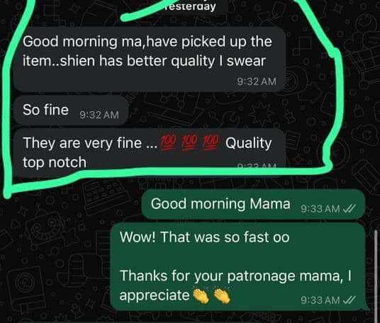 Buyer review
